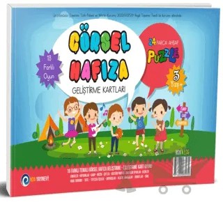 Görsel Hafıza Geliştirme Kartları - 18 Farklı Oyun – Kolektif – NSN Yayınevi kitap kapağı