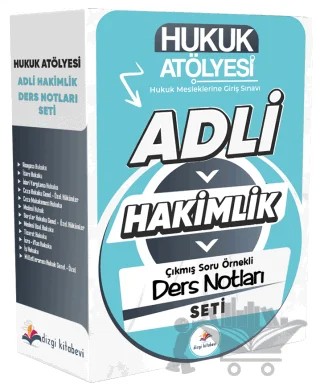 Hukuk Atölyesi Adli Hakimlik Ders Notları Seti – Kolektif – Dizgi Kitap kitap kapağı