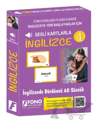 Sesli Kartlarla İngilizce 4 – Kolektif – Fono Yayınları kitap kapağı