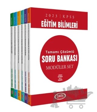 KPSS Eğitim Bilimleri Tamamı Çözümlü Modüler Soru Bankası – Kolektif – Data Yayınları kitap kapağı