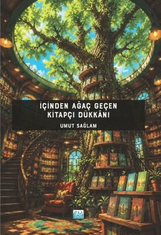 İçinden Ağaç Geçen Kitapçı Dükkânı – Umut Sağlam – Su Yayınevi kitap kapağı