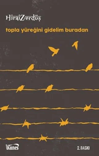 Topla Yüreğini Gidelim Buradan – Hirai Zerdüş – Kanes Yayınları kitap kapağı