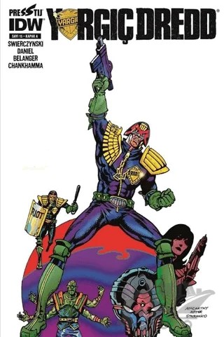 Yargıç Dredd Sayı 15 (Kapak A) – Duane Swierczynski – Presstij Kitap kitap kapağı