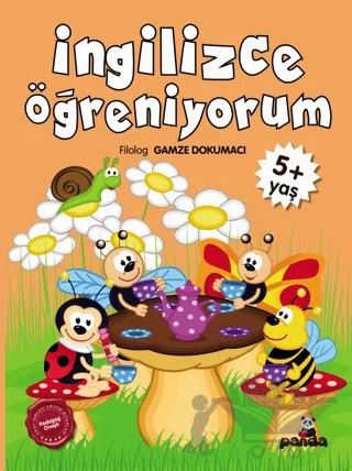 5 Yaş İngilizce Öğreniyorum – Gamze Dokumacı – Beyaz Panda Yayınları kitap kapağı
