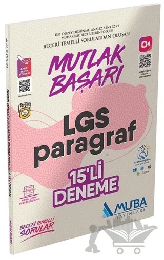 Mutlak Başarı LGS Paragraf 15'li Deneme – Kolektif – Muba Yayınları kitap kapağı