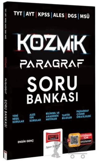 TYT AYT KPSS ALES DGS MSÜ Kozmik Paragraf Soru Bankası Yargı Yayınları – Engin Genç – Yargı Yayınevi kitap kapağı