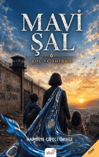 Mavi Şal – Hamdiye Çiftçi Öksüz – Sitav Yayınevi kitap kapağı
