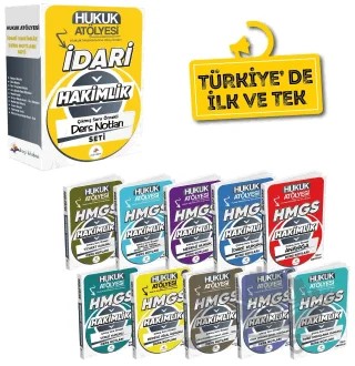 Hukuk Atölyesi İdari Hakimlik Ders Notları Modüler Set – Mustafa Dinçdemir, Murat Soylu, Kenan Bulut, İlker Eroğlu, Devrim Toklucu, Okan Yıldırım, Ekrem Benzer – Dizgi Kitap kitap kapağı