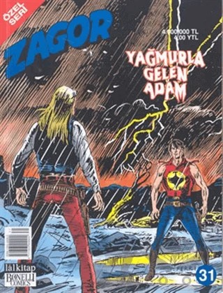 Yağmurla Gelen Adam - Zagor Özel Seri Sayı 31 – Lal Kitap kitap kapağı