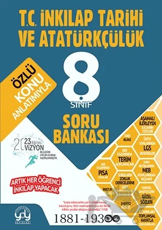 8. Sınıf T.C. İnkılap Tarihi ve Atatürkçülük Soru Bankası – Yusuf Demir – Yusuf Demir Yayınları kitap kapağı