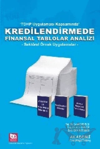 Kredilendirmede Finansal Tablolar Analizi – Adalet Hazar, Bade Ekim Kocaman, Şenol Babuşçu – Akademi Consulting Training kitap kapağı
