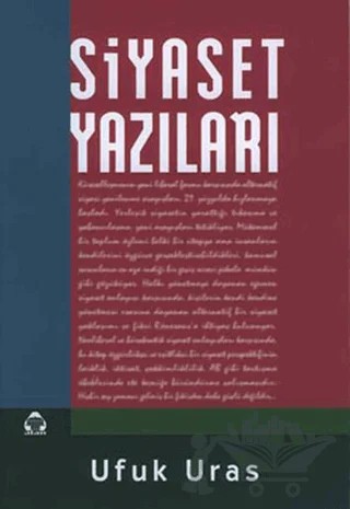 Siyaset Yazıları – Ufuk Uras – Alan Yayıncılık kitap kapağı