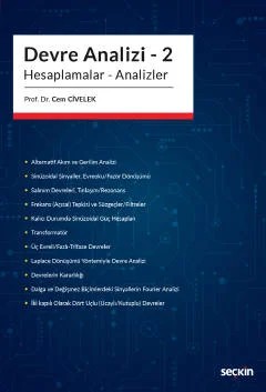 Devre Analizi – 2 Hesaplamalar – Analizler – Cem Civelek – Seçkin Yayıncılık kitap kapağı