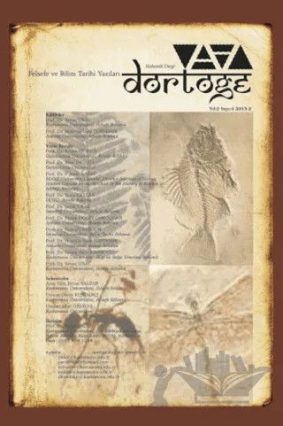 Dörtöğe Felsefe ve Bilim Tarihi Yazıları Hakemli Dergisi Yıl: 2 Sayı: 4 – Dörtöğe Dergisi kitap kapağı