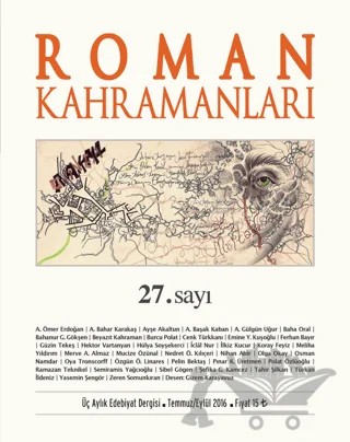 Roman Kahramanları Sayı: 27 Temmuz - Eylül 2016 – Roman Kahramanları Dergisi kitap kapağı