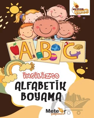 İngilizce Alfabetik Boyama – Kolektif – Meteor Yayınevi kitap kapağı