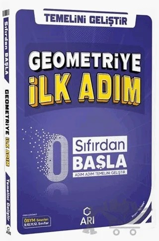 Geometriye İlk Adım – Şenol Aydın – Arı Yayıncılık kitap kapağı