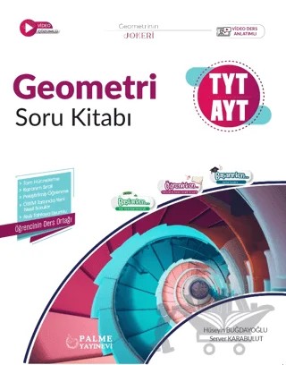 TYT AYT Joker Geometri Soru Kitabı – Hüseyin Buğdayoğlu, Server Karabulut – Palme Yayınları kitap kapağı