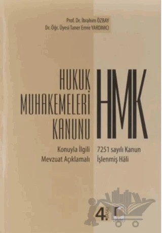 Hukuk Muhakemeleri Kanunu – İbrahim Özbay, Taner Emre Yardımcı – Adalet Yayınevi kitap kapağı