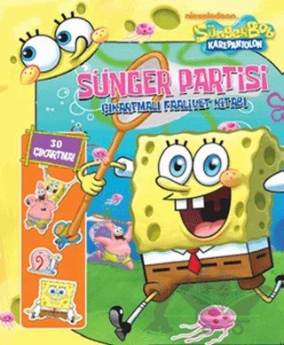 Süngerbob Karepantolon Sünger Partisi Çıkartmalı Faaliyet Kitabı – Kolektif – Doğan Egmont Yayıncılık kitap kapağı