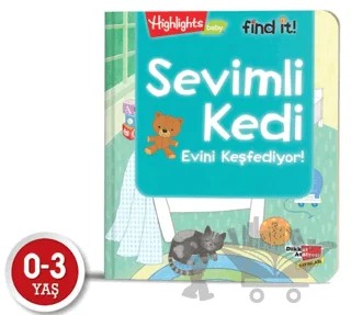 Sevimli Kedi Evini Keşfediyor! – Kolektif – Dikkat Atölyesi Yayınları kitap kapağı