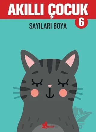 Sayıları Boya - Akıllı Çocuk 6 – Kolektif – Çınar Yayınları kitap kapağı