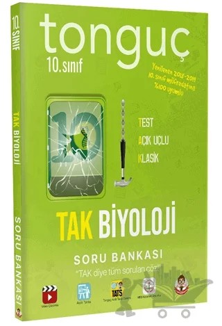 10. Sınıf TAK Biyoloji Soru Bankası – Kolektif – Tonguç Akademi kitap kapağı