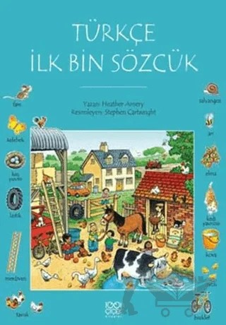 Türkçe İlk Bin Sözcük – Heather Amery – 1001 Çiçek Kitaplar kitap kapağı