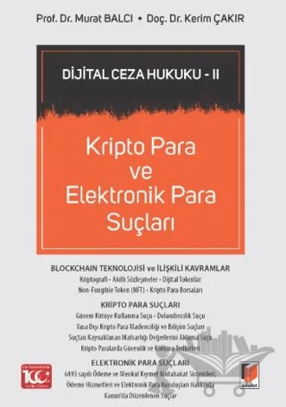 Kripto Para ve Elektronik Para Suçları – Murat Balcı, Kerim Çakır – Adalet Yayınevi kitap kapağı