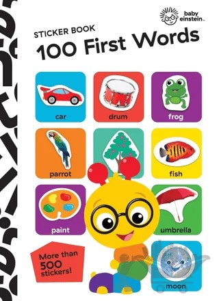 Baby Einstein: Sticker Book-100 First Words – Kolektif – Pi Kids kitap kapağı