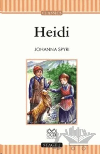 Heidi – Johanna Spyri – 1001 Çiçek Kitaplar kitap kapağı