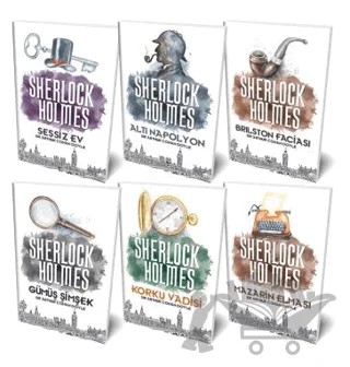 Sherlock Holmes Seti - 6 Kitap Takım – Sir Arthur Conan Doyle – Halk Kitabevi kitap kapağı