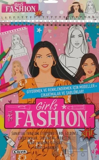Girls Fashion (Stil) – Kolektif – Çiçek Yayıncılık kitap kapağı