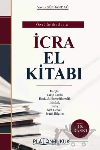 İcra El Kitabı – Yavuz Süphandağ – Platon Hukuk kitap kapağı