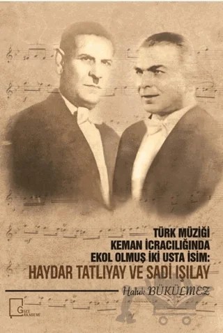 Türk Müziği Keman İcracılığında Ekol Olmuş İki Usta İcracı: Haydar Tatlıyay ve Sadi Işılay – Haluk Bükülmez – Gece Akademi kitap kapağı