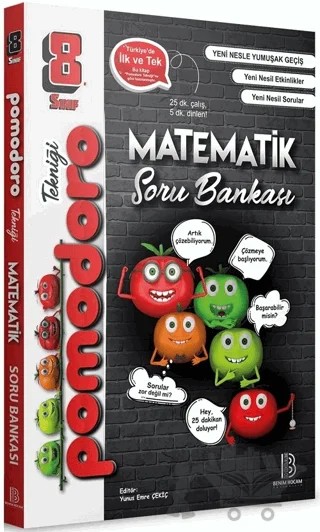8. Sınıf LGS Matematik Pomodoro Tekniği Soru Bankası – Kolektif – Benim Hocam Yayınları kitap kapağı