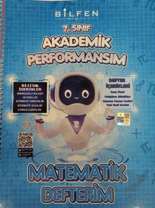 7. Sınıf Matematik Akademik Performansım Defterim – Kolektif – Bilfen Yayıncılık kitap kapağı