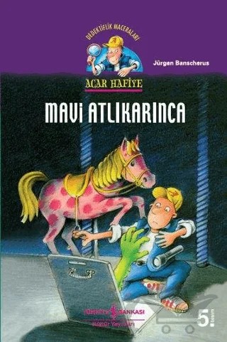Mavi Atlıkarınca – Jürgen Banscherus – İş Bankası Kültür Yayınları kitap kapağı