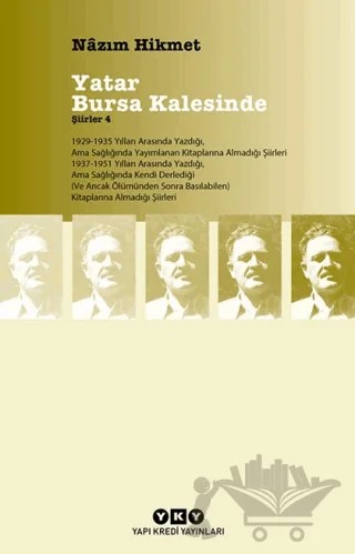 Yatar Bursa Kalesinde – Nazım Hikmet Ran – Yapı Kredi Yayınları kitap kapağı