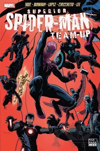 Superior Spider-Man Team-Up Sayı 05 - Scarlet Spider – Christopher Yost – Marmara Çizgi kitap kapağı
