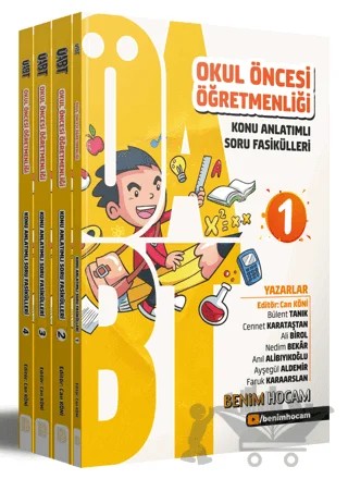 ÖABT Okul Öncesi Konu Anlatımlı Soru Fasikülleri 1-2-3-4 – Kolektif – Benim Hocam Yayınları kitap kapağı