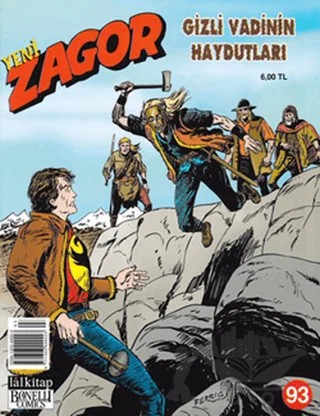 Yeni Zagor Sayı: 93 Gizli Vadinin Haydutları – Lal Kitap kitap kapağı