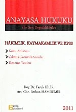 Anayasa Hukuku -En Son Değişikliklerle- Hakimlik, Kaymakamlık ve KPSS – Faruk Bilir - Berkan Hamdemir – Atlas Akademi kitap kapağı