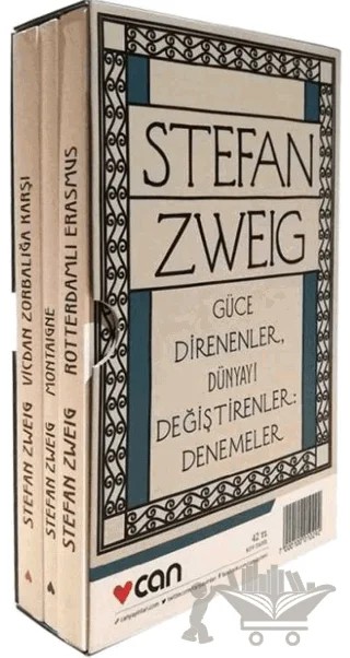 Güce Direnenler Dünyayı Değiştirenler: Denemeler (3 Kitap Takım) – Stefan Zweıg – Can Yayınları kitap kapağı