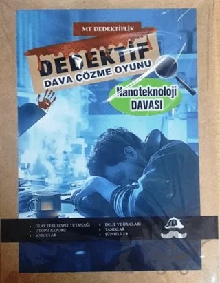 Dedektif Dava Çözme Oyunu - Nanoteknoloji Davası – Kolektif – MT Dedektiflik kitap kapağı