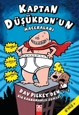 Kaptan Düşükdon’un Maceraları – Dav Pilkey – Altın Kitaplar kitap kapağı
