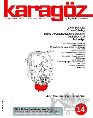 Karagöz Dergisi Sayı: 14 – Karagöz Edebiyat Dergisi kitap kapağı