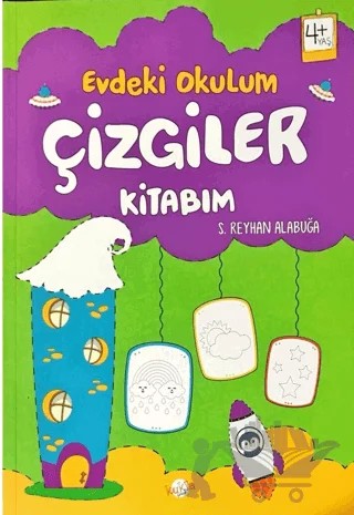 Evdeki Okulum / Çizgiler Kitabım 4+Yaş – S. Reyhan Alabuğa – Kukla Yayınları kitap kapağı