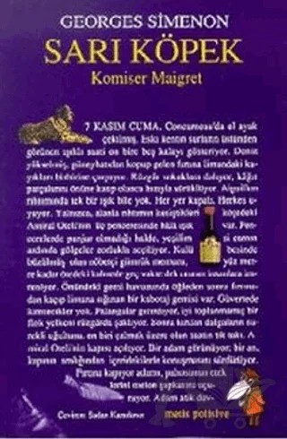 Sarı Köpek Komiser Maigret – Georges Simenon – Metis Yayınları kitap kapağı
