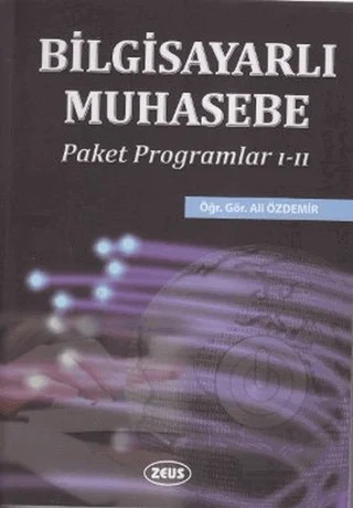 Bilgisayarlı Muhasebe – Ali Özdemir – Zeus Kitabevi kitap kapağı